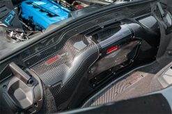 Corsa 2020+ Chevrolet Corvette C8/Z06 Carbon Fiber Air Intake Trunk Panel with Polycarbonate Window - Image 4