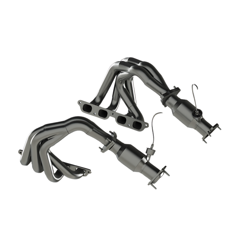 Kooks 22+ Chevrolet C8 Corvette Z06 LT6 1-7/8in. x 2in. SS Tri-Y Headers w/ GREEN Cats - Image 5