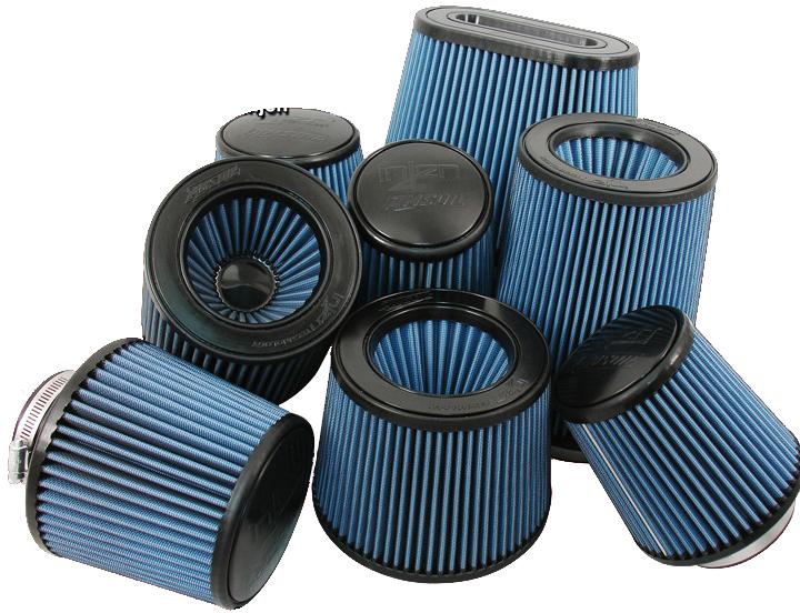 Injen High Performance Air Filter - 3 Black Filter 5 Base / 4 7/8 Tall / 4 Top - Image 6