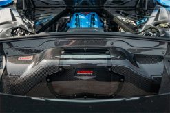 Corsa 2020+ Chevrolet Corvette C8/Z06 Carbon Fiber Air Intake Trunk Panel with Polycarbonate Window - Image 3
