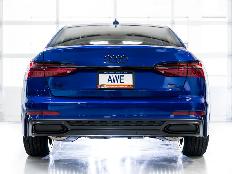AWE Audi 2019-2023 C8 A6/A7 3.0T Touring Edition Cat-back Exhaust- Turn Downs - Image 6