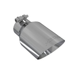 MBRP Universal Tip 4in O.D. Dual Wall Angled 2.5in inlet 8in length T304 - Image 3
