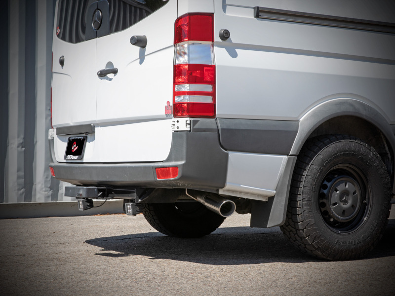 aFe Vulcan Series 3in 304SS DPF-Back Exhaust w/ Polished Tip 14-18 Mercedes-Benz Sprinter 2500 - Image 5