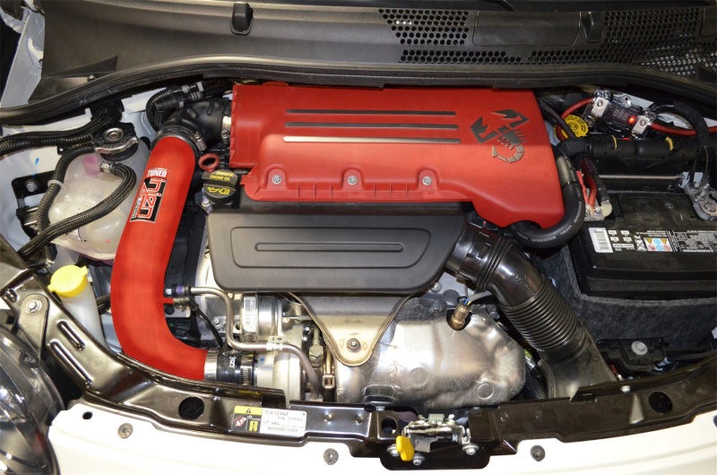 Injen 15-19 Fiat Abarth 1.4L Turbo 4Cyl Wrinkle Red Short Ram Intake w/MR Tech - Image 7