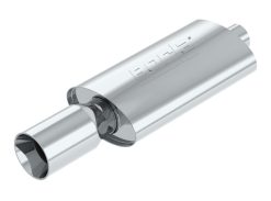Borla Boomer Muffler Thumper Oval 2-1/4in In 4in Side Rount Out - Image 3