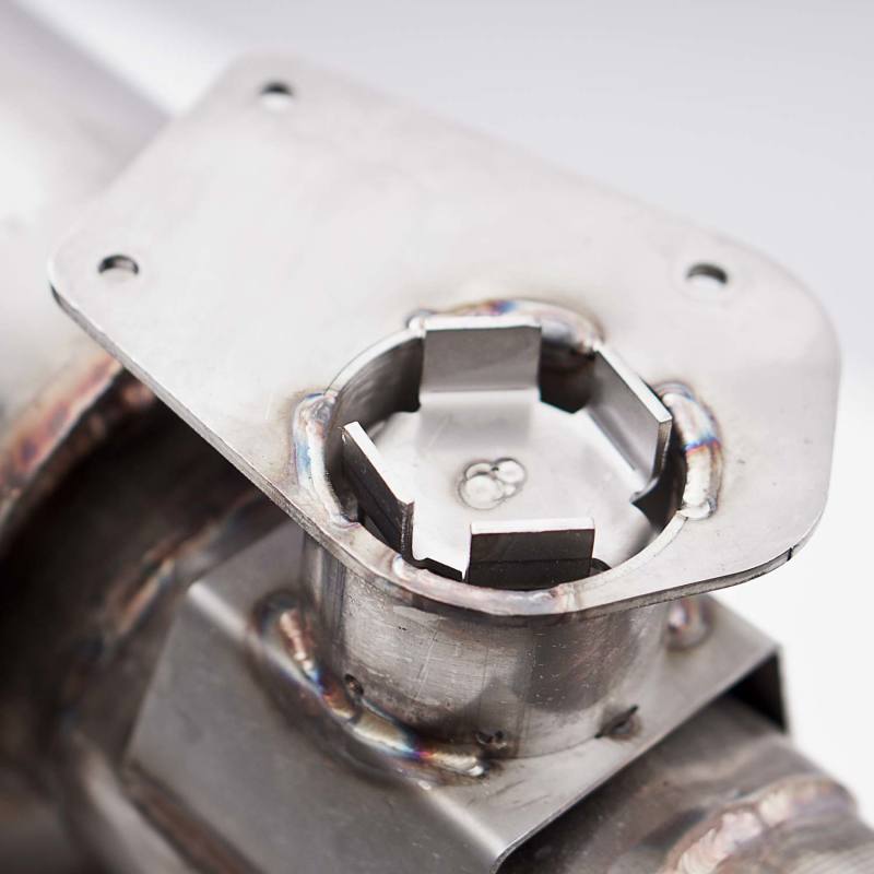 Stainless Works 2016+ Chevy Camaro SS 3in Redline Factory Connect Axle Back w/Valve & 4in Quad Tips - Image 8