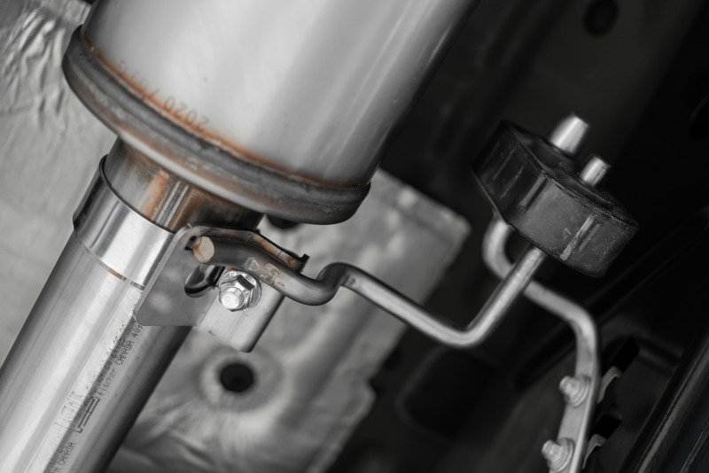 MBRP 2021+ Ford F-150 2.7L/ 3.5L Ecoboost 5.0L Single Side 3in Aluminized Steel Catback Exhaust - Image 3