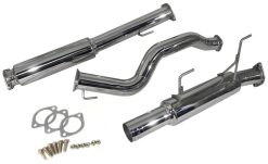 Alternative view of Injen 11-17 Nissan Juke 1.6L 4cyl Turbo FWD ONLY (incl Nismo) SS Cat-Back Exhaust
