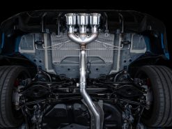 AWE Tuning 2023 Honda Civic Type R FL5 Track Edition Exhaust w/ Triple Chrome Silver Tips - Image 3