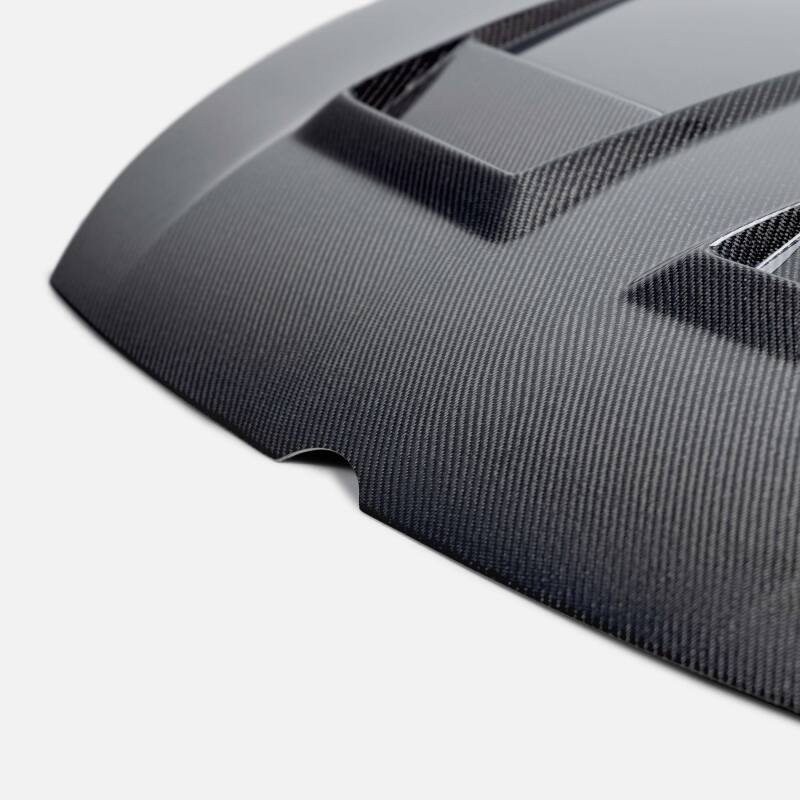 Seibon 2022-2023 Volkswagen Golf GTI/R DV-Style Carbon Fiber Hood - Image 3
