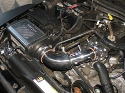 Injen 07-09 Wrangler 3.8L V6 w/ Box Wrinkle Black Power-Flow Air Intake System - Image 6