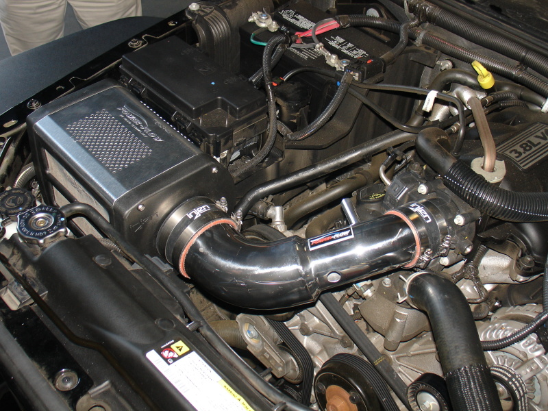 Injen 07-09 Wrangler 3.8L V6 w/ Box Wrinkle Black Power-Flow Air Intake System - Image 6