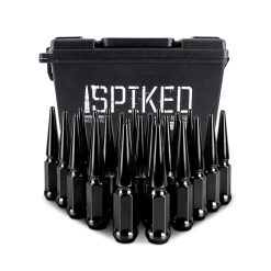 Mishimoto Mishimoto Steel Spiked Lug Nuts M14 x 1.5 24pc Set Black - Image 4