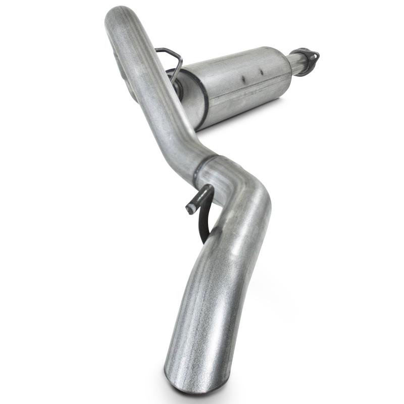 MBRP 04-06 Jeep Wrangler (TJ) Unlimited 4 0L I-6 Cat Back Single Aluminized Exhaust - Image 3