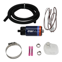 DeatschWerks DW Micro Series 210lph Low Pressure Lift Fuel Pump w/ Universal Install Kit