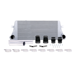 Alternative view of Mishimoto 94-02 Dodge Ram 2500 5.9L Cummins Intercooler Kit w/ Pipes (Silver)