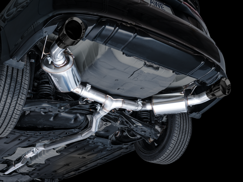 AWE Tuning 22+ Honda Civic Si/Acura Integra Touring Edition Catback Exhaust - Dual Diamond Black Tip - Image 2