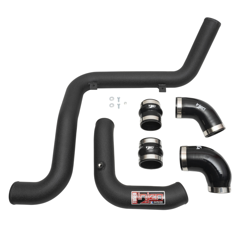 Injen 13-18 Ford Focus ST L4 2.0L Turbo SES Intercooler Pipes Wrinkle Red - Image 2