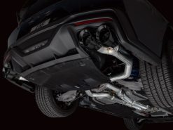 AWE 2024 Ford Mustang Dark Horse S650 RWD Track Edition Catback Exhaust w/ Quad Diamond Black Tips - Image 15
