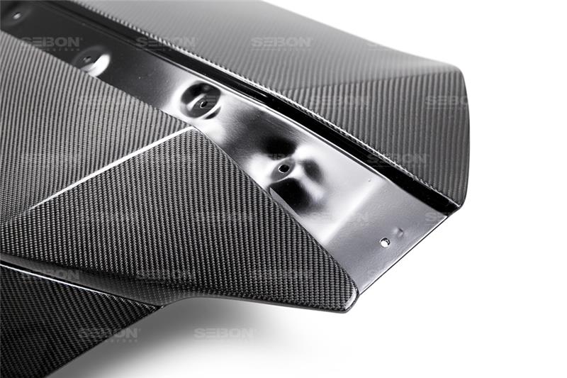Seibon 2016 Honda Civic 2 Door Coupe FC4 Carbon Fiber Gloss Finish Trunk Lid - Image 11