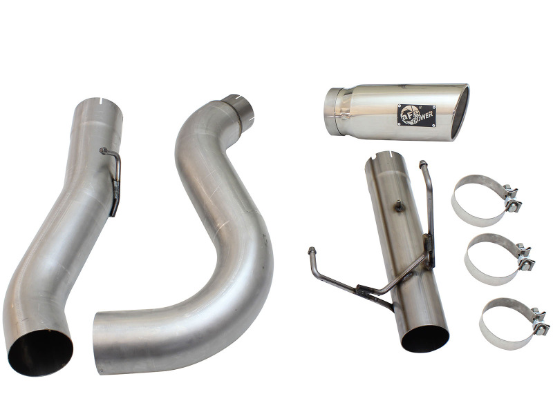aFe MACHForce XP Exhaust Large Bore 5in DPF-Back SS 13-15 Dodge Trucks L6-6.7L (td) *Polish Tip - Image 7