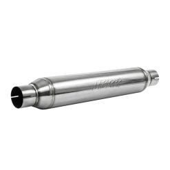 MBRP Universal Resonator 2.5in inlet/outlet 22in body 26in overall T304 - Image 2