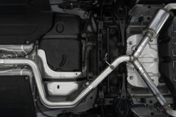MBRP 22-23 Hyundai Elantra N 2.0L Turbo T304  5in OD CF Tips Dual Outlet 3in Cat Back Exhaust - Image 3