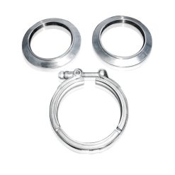 Alternative view of Stainless Works V Band SS Coupling Kit for 3 1/2in tubing