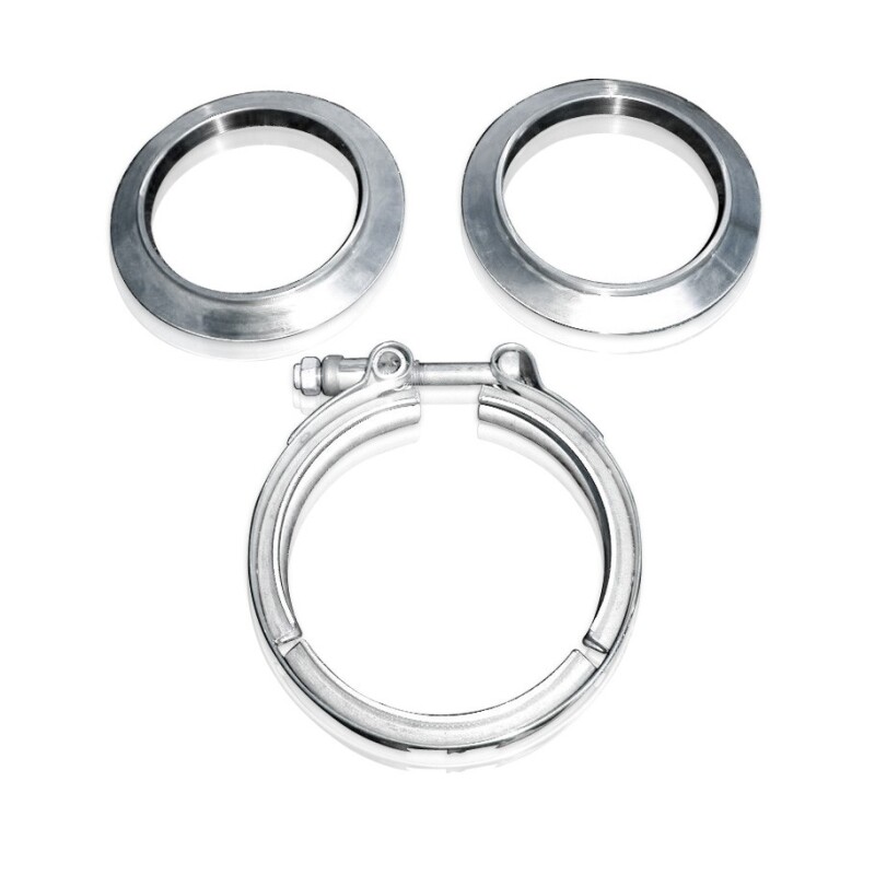 Stainless Works V Band SS Coupling Kit for 2 1/2in tubing - Image 2