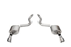 Corsa 2024 Ford Mustang Sport Axle-Back Dual Rear Exit with 4.5in Polished Pro-Series Tips