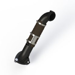 Alternative view of MBRP 15-16 Chevy/GMC 6.6L Duramax 3in Down Pipe (For 3 Bolt Flange Style Connection)