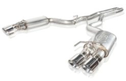 Alternative view of Stainless Works 18-20 Mustang GT 5.0 3in Legend Catback w/ X-Pipe