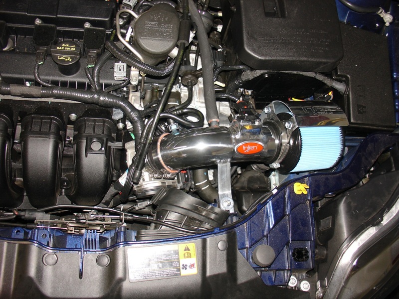 Injen 12 Ford Focus 2.0L 4cyl Polished Air Intake w/MR Tech, Web Nano-Fiber Dry Filter & Heat Shield - Image 5
