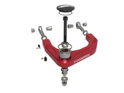 Alternative view of aFe Control 05-23 Toyota Tacoma Upper Control Arms - Red Anodized Billet Aluminum
