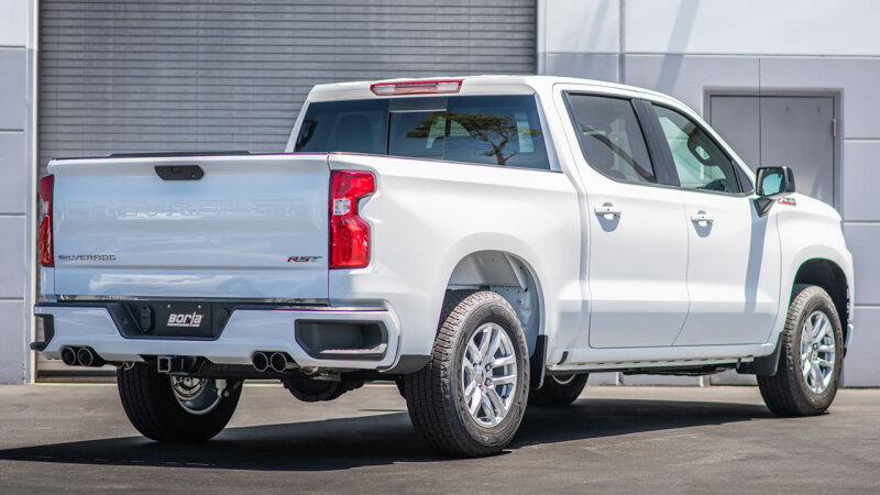 Borla 2024 Chevy Silverado 1500 6.2L V8 S-Type Catback Exhaust w/ Simulator - Black Chrome - Image 3