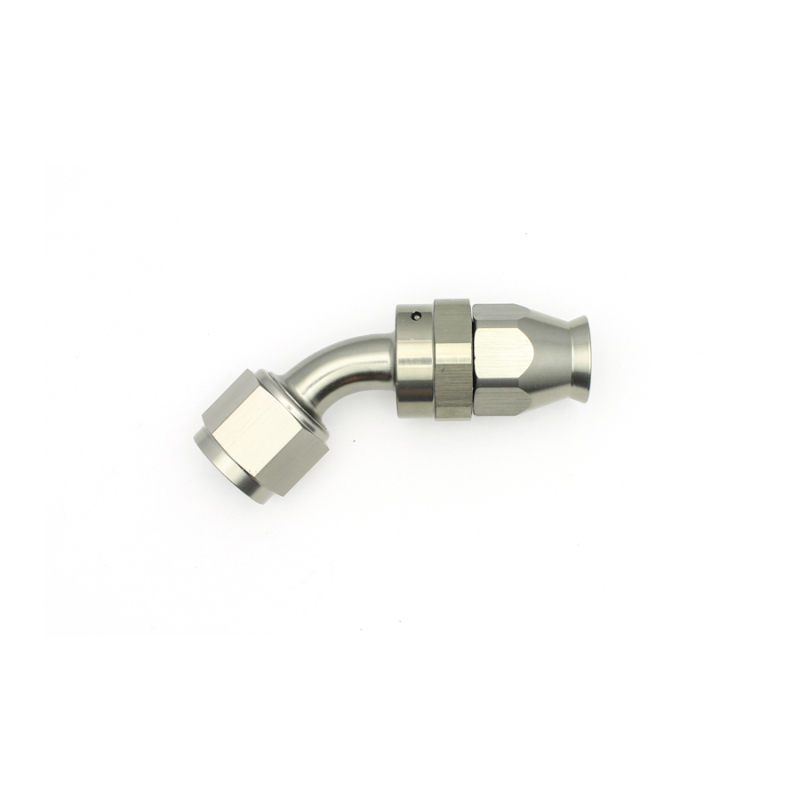 DeatschWerks 8AN Female Swivel 45-Degree Hose End PTFE (Incl. 1 Olive Insert) - Image 2