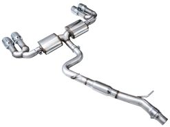 AWE 22-24 Audi 8Y S3 Touring Edition Exhaust - Chrome Silver Tips - Image 5