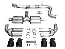 AWE 22-24 Audi 8Y S3 Touring Edition Exhaust - Diamond Black Tips - Image 7