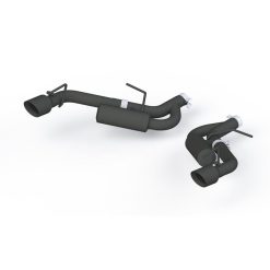MBRP 16-19 Chevrolet Camaro 2.5in Black Coated Non NPP Axle Back Exhaust System - 4in Dual Wall Tips - Image 3