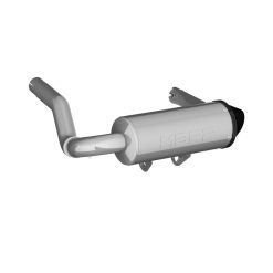 Alternative view of MBRP 13-19 Can-Am Renegade 1000/850/570/500 5in. Single Slip-On Performance Series Exhaust