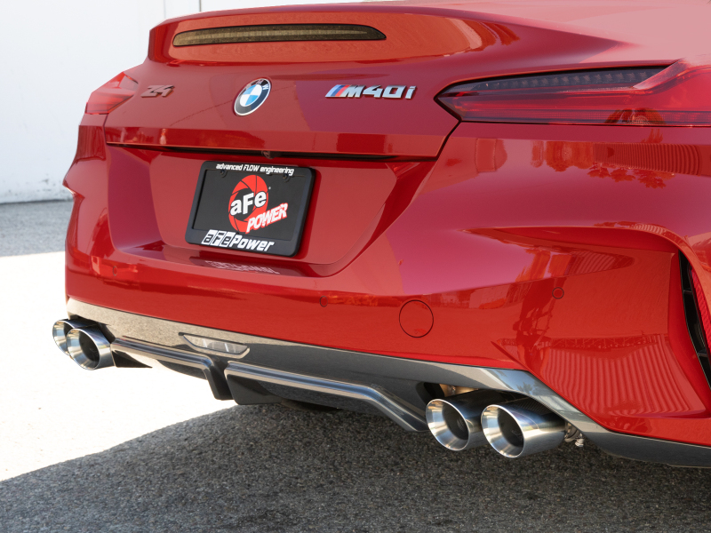 aFe 19-24 BMW Z4 M40i (G29) L6-3.0L (t) B58 MACH Force-Xp 3in to 2-1/2in SS CB Exhaust - Polished - Image 3