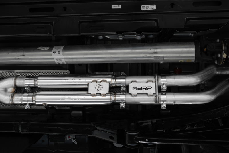 MBRP 2021 Ram TRX 6.2 S/C 3in Catback Dual Rear Carbon Fiber Tips(Race)- T304 - Image 3