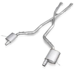 Alternative view of Stainless Works 11-20 Jeep Grand Cherokee 5.7L 3in Redline Catback Exhaust w/X-Pipe (Uses OEM Tips)