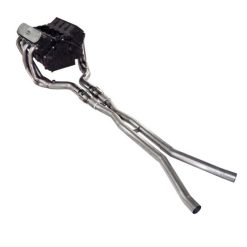 Alternative view of Stainless Works Chevy Corvette 2005-08 Headers 2in Primaries X-Pipe with Converters