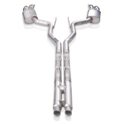 Stainless Works 2018+ Ford Mustang GT 3in Legend Series Catback H-Pipe w/Active Valves & Quad Tips - Image 3