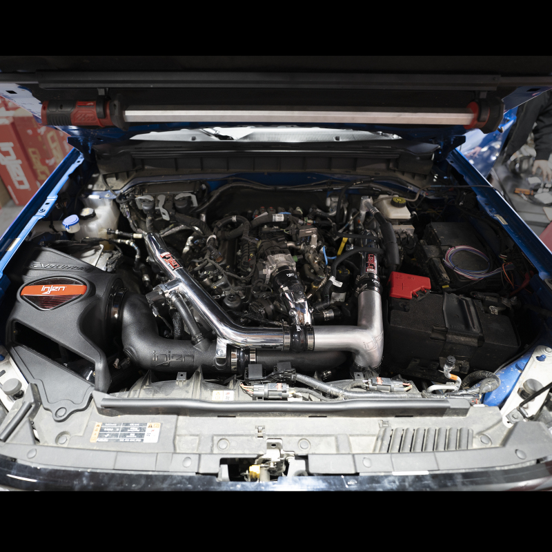 Injen 2021-2022 Ford Bronco V6-2.7L Twin Turbo Evolution Intake (Oiled) - Image 8