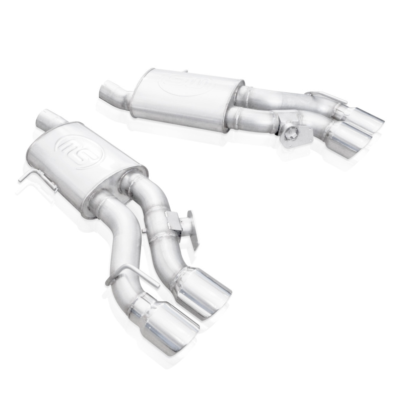 Stainless Works 2016-18 Cadillac CTS-V Sedan Axleback System Dual-Mode Turbo Mufflers 4in Tips - Image 2