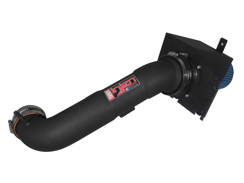 Injen 09-10 Ford F-150 3 valve V8 4.6L Wrinkle Black Power-Flow Air Intake System - Image 3
