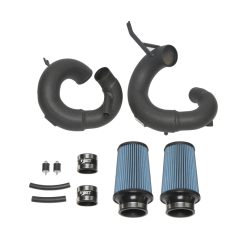 Injen 18-20 Kia Stinger 3.3L Twin Turbo Wrinkle Black Short Ram Air Intake - Image 9