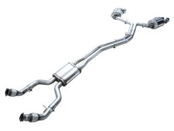 AWE Tuning 19-23 Audi C8 S6/S7 2.9T V6 AWD Touring Edition Exhaust - Chrome Silver Tips - Image 16